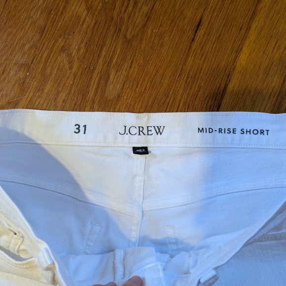 J Crew Mid Rise Denim Cutoff Shorts - Picture 2 of 3